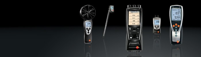 portable instruments with fix probes to measure air flow
